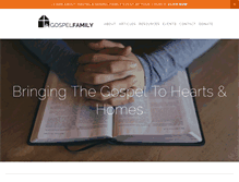 Tablet Screenshot of gospelfamily.org